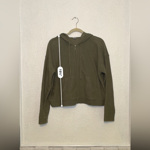 Old Navy lightweight, alpine, tundra, hooded, zip up sweater size medium - Picture 4 of 8